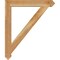 Ekena Millwork Traditional Arts & Crafts Rough Sawn Bracket, Western Red Cedar, 4"W x 32"D x 38"H BKT04X32X38TRA03RWR - alternate 4